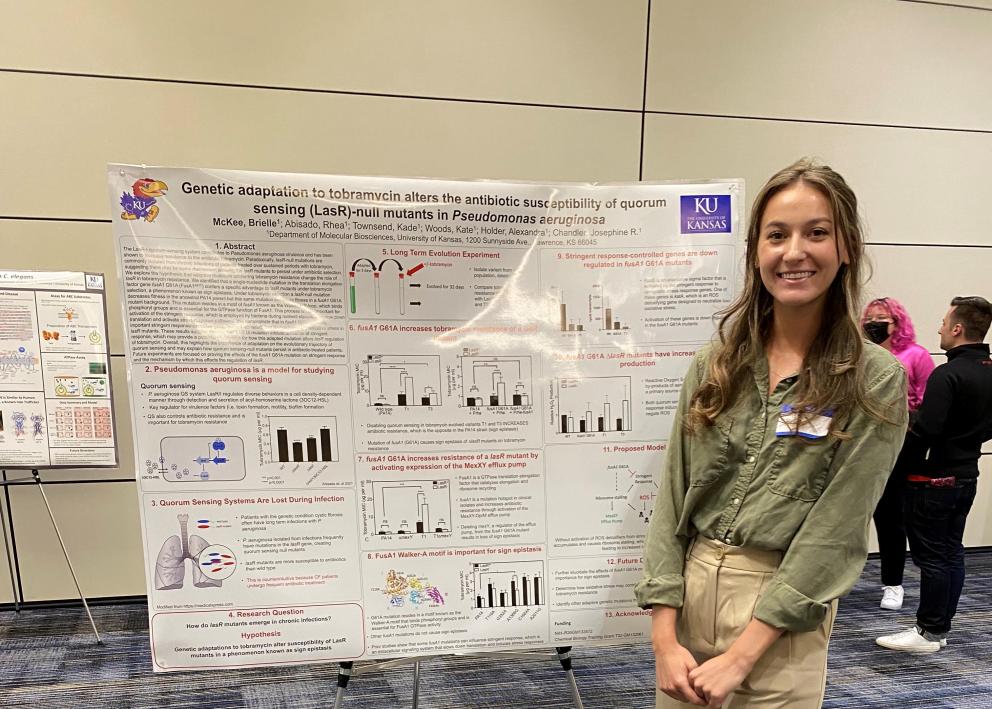 Brielle at a conference